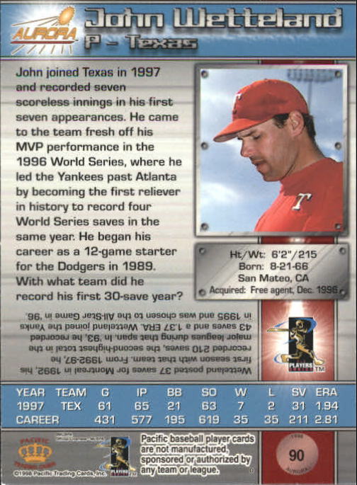 B2386- 1998 Aurora Baseball Card # S 1-200 + Einsätze -du Pick- 15 + Free US - Bild 147 von 463