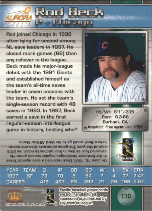 B2386- 1998 Aurora Baseball Card # S 1-200 + Einsätze -du Pick- 15 + Free US - Bild 185 von 463