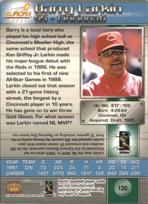 B2386- 1998 Aurora Baseball Card # S 1-200 + Einsätze -du Pick- 15 + Free US - Bild 205 von 463