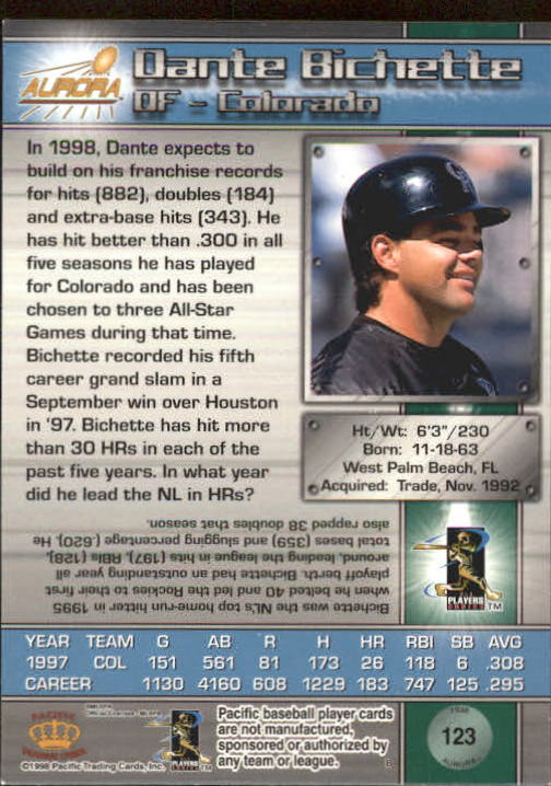 B2386- 1998 Aurora Baseball Card # S 1-200 + Einsätze -du Pick- 15 + Free US - Bild 211 von 463