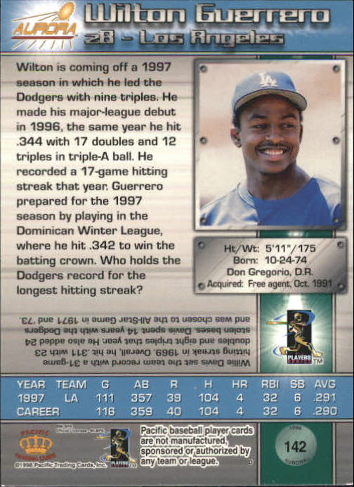 B2386- 1998 Aurora Baseball Card # S 1-200 + Einsätze -du Pick- 15 + Free US - Bild 249 von 463