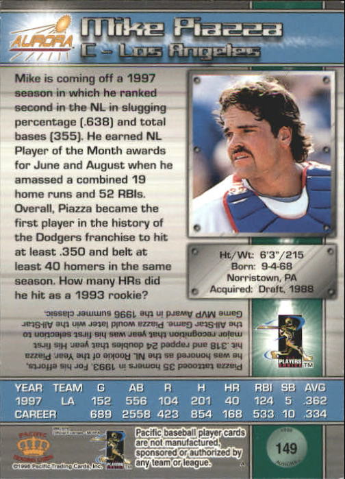 B2386- 1998 Aurora Baseball Card # S 1-200 + Einsätze -du Pick- 15 + Free US - Bild 263 von 463