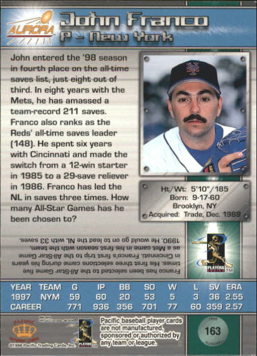 B2386- 1998 Aurora Baseball Card # S 1-200 + Einsätze -du Pick- 15 + Free US - Bild 291 von 463
