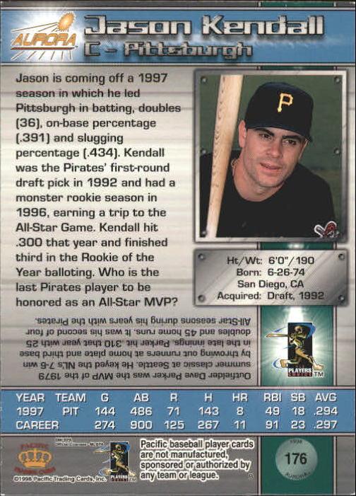 B2386- 1998 Aurora Baseball Card # S 1-200 + Einsätze -du Pick- 15 + Free US - Bild 317 von 463