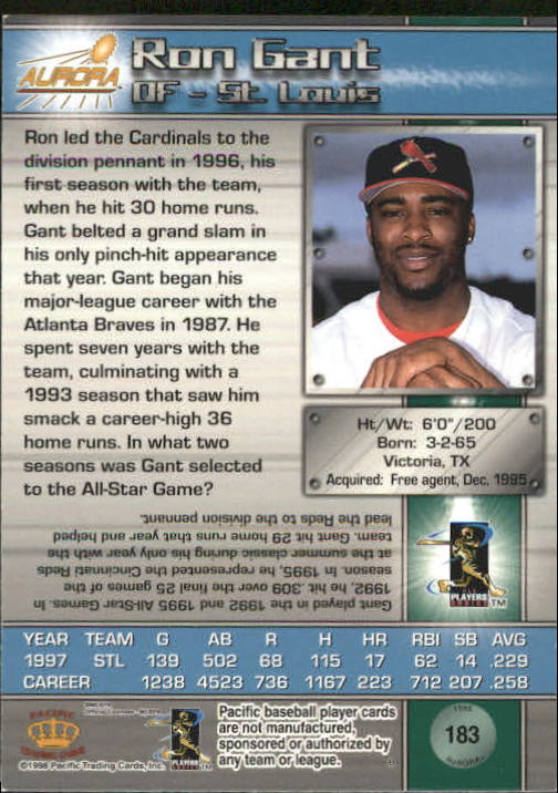 B2386- 1998 Aurora Baseball Card # S 1-200 + Einsätze -du Pick- 15 + Free US - Bild 331 von 463