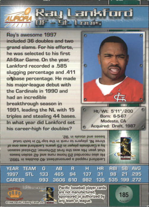 B2386- 1998 Aurora Baseball Card # S 1-200 + Einsätze -du Pick- 15 + Free US - Bild 335 von 463