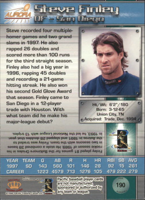 B2386- 1998 Aurora Baseball Card # S 1-200 + Einsätze -du Pick- 15 + Free US - Bild 345 von 463