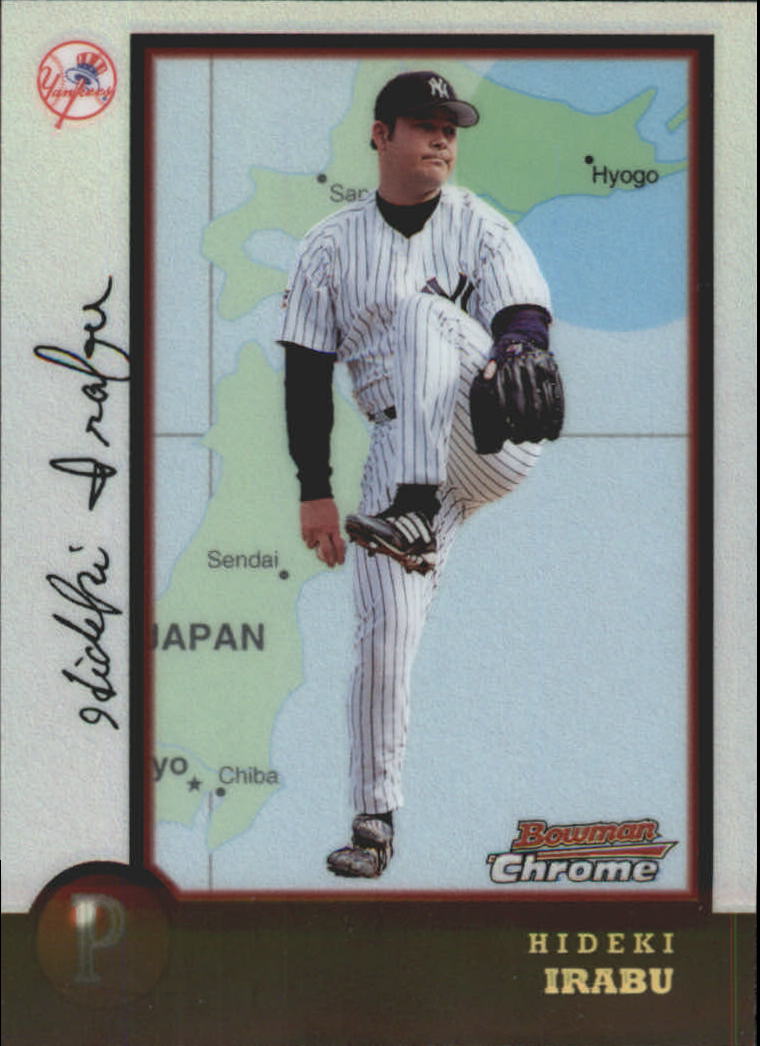 1998 Bowman Chrome International Refractors #64 Hideki Irabu