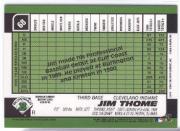 1998 Bowman Chrome Reprints Refractors #33 Jim Thome back image