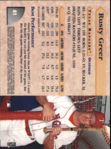 1998 Bowman's Best Baseball "Main Set" Cards - Picture 71 of 368