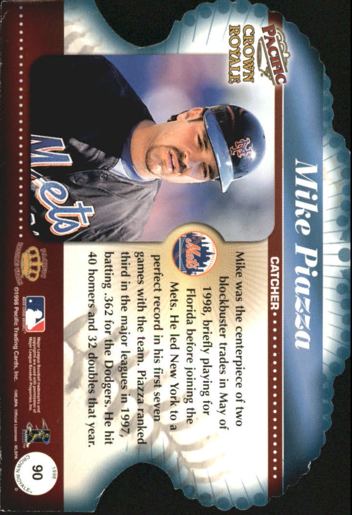 1998 Crown Royale #90 Mike Piazza back image