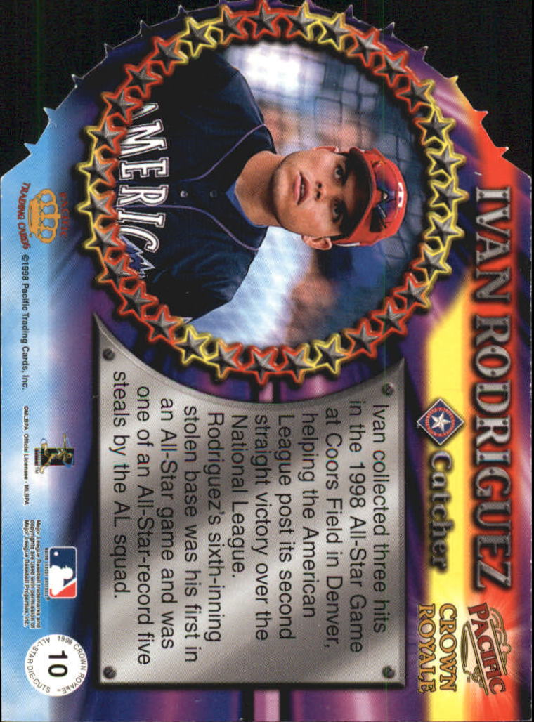 1998 Crown Royale All-Stars #10 Ivan Rodriguez back image
