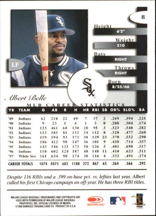 A4227- 1998 Donruss Signature BB #s 1-140 +Inserts -You Pick- 15+ FREE US SHIP - Picture 17 of 301