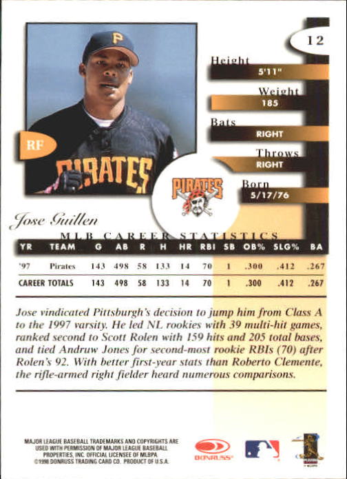 A4227- 1998 Donruss Signature BB #s 1-140 +Inserts -You Pick- 15+ FREE US SHIP - Picture 25 of 301