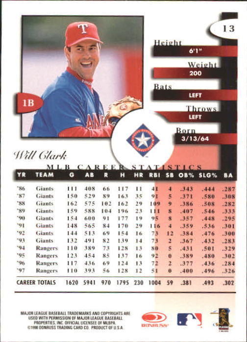 A4227- 1998 Donruss Signature BB #s 1-140 +Inserts -You Pick- 15+ FREE US SHIP - Picture 27 of 301