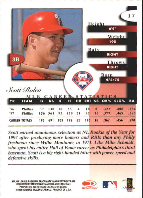 A4227- 1998 Donruss Signature BB #s 1-140 +Inserts -You Pick- 15+ FREE US SHIP - Picture 35 of 301