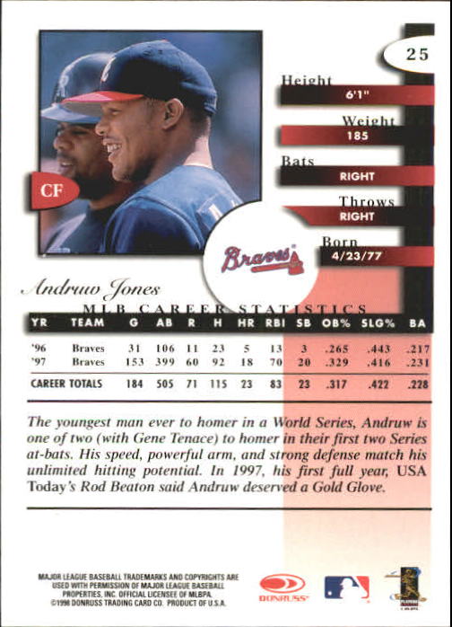 A4227- 1998 Donruss Signature BB #s 1-140 +Inserts -You Pick- 15+ FREE US SHIP - Picture 51 of 301