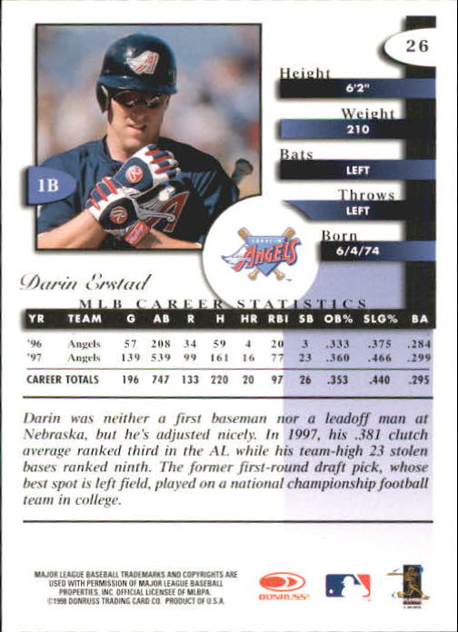 A4227- 1998 Donruss Signature BB #s 1-140 +Inserts -You Pick- 15+ FREE US SHIP - Picture 53 of 301