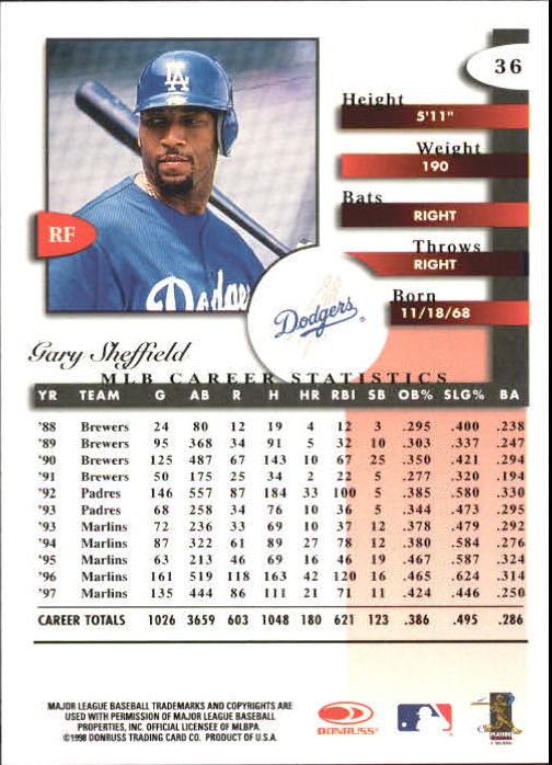 A4227- 1998 Donruss Signature BB #s 1-140 +Inserts -You Pick- 15+ FREE US SHIP - Picture 73 of 301