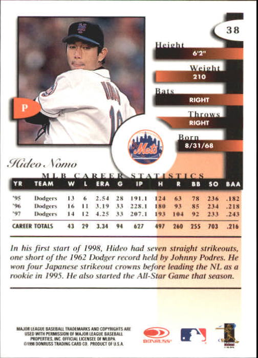 A4227- 1998 Donruss Signature BB #s 1-140 +Inserts -You Pick- 15+ FREE US SHIP - Picture 77 of 301