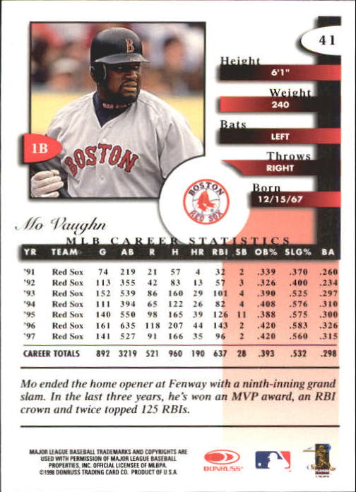 A4227- 1998 Donruss Signature BB #s 1-140 +Inserts -You Pick- 15+ FREE US SHIP - Picture 83 of 301