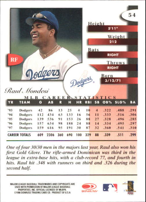 A4227- 1998 Donruss Signature BB #s 1-140 +Inserts -You Pick- 15+ FREE US SHIP - Picture 109 of 301