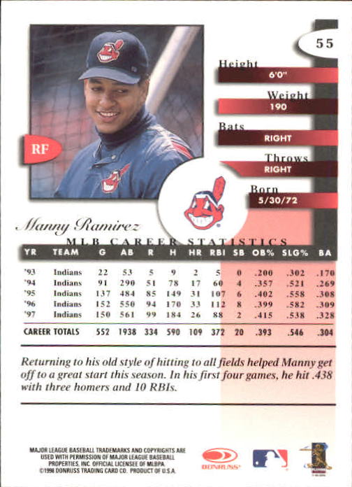 A4227- 1998 Donruss Signature BB #s 1-140 +Inserts -You Pick- 15+ FREE US SHIP - Picture 111 of 301