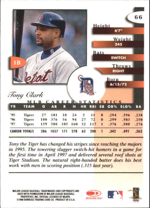 A4227- 1998 Donruss Signature BB #s 1-140 +Inserts -You Pick- 15+ FREE US SHIP - Picture 133 of 301