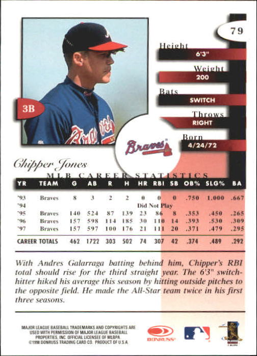 A4227- 1998 Donruss Signature BB #s 1-140 +Inserts -You Pick- 15+ FREE US SHIP - Picture 159 of 301