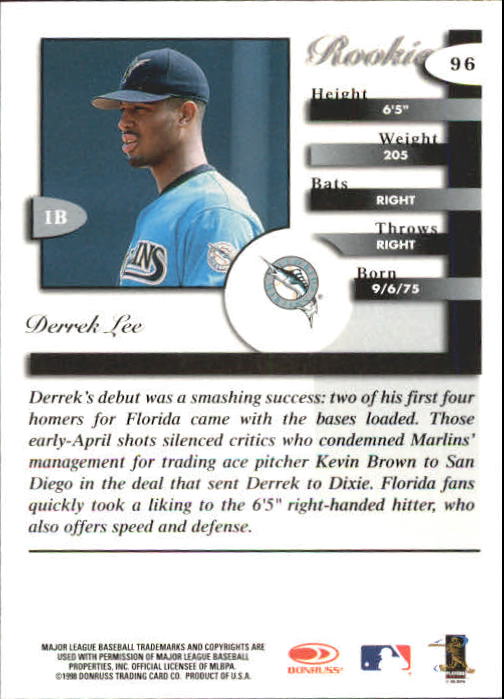 A4227- 1998 Donruss Signature BB #s 1-140 +Inserts -You Pick- 15+ FREE US SHIP - Picture 193 of 301