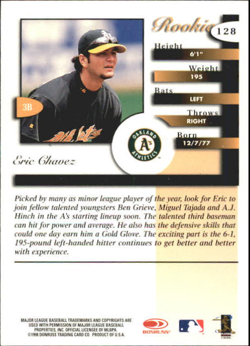 A4227- 1998 Donruss Signature BB #s 1-140 +Inserts -You Pick- 15+ FREE US SHIP - Picture 250 of 301