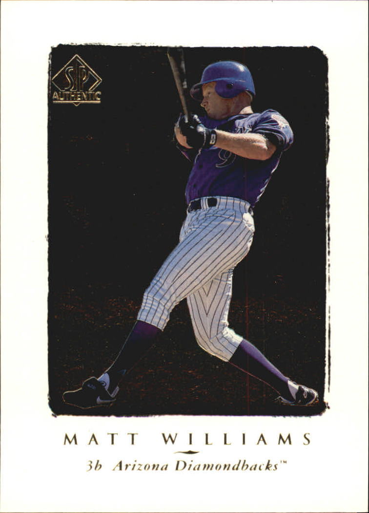 1998 SP Authentic #40 Matt Williams