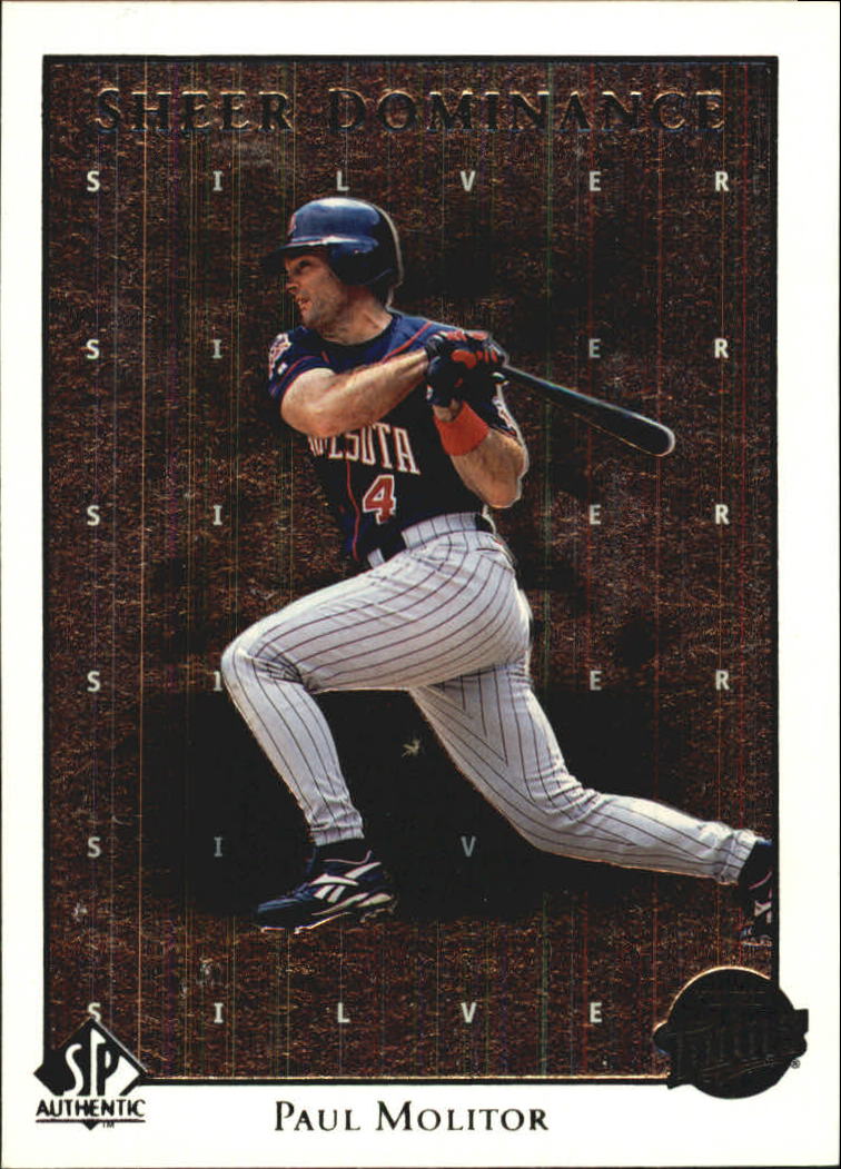1998 SP Authentic Sheer Dominance #SD14 Paul Molitor