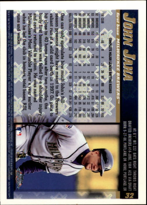 A3747- 1998 Topps Chrome BB Card #s 1-504 +Rookies -You Pick- 15+ FREE US SHIP - Picture 19 of 315