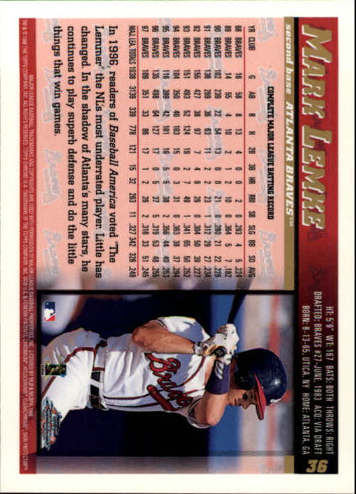 A3747- 1998 Topps Chrome BB Card #s 1-504 +Rookies -You Pick- 15+ FREE US SHIP - Picture 23 of 315