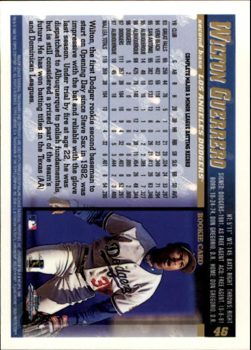A3747- 1998 Topps Chrome BB Card #s 1-504 +Rookies -You Pick- 15+ FREE US SHIP - Picture 33 of 315