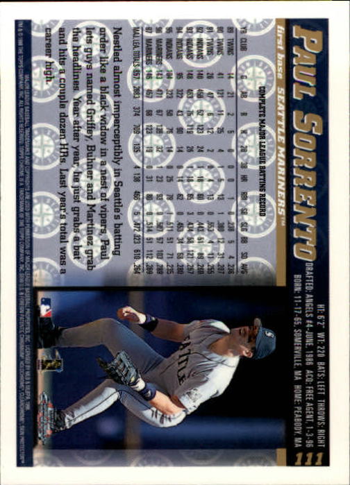 A3747- 1998 Topps Chrome BB Card #s 1-504 +Rookies -You Pick- 15+ FREE US SHIP - Picture 91 of 315