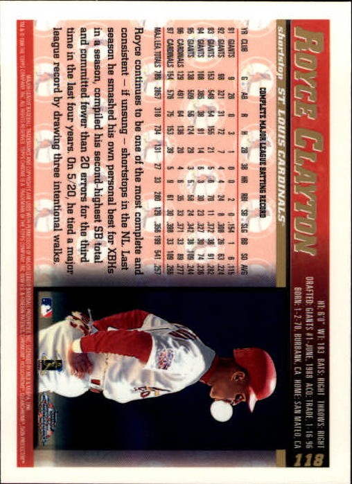 A3747- 1998 Topps Chrome BB Card #s 1-504 +Rookies -You Pick- 15+ FREE US SHIP - Picture 97 of 315