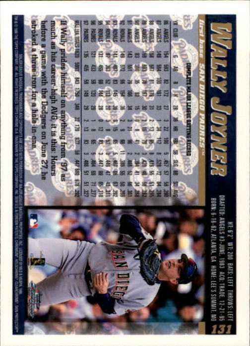 A3747- 1998 Topps Chrome BB Card #s 1-504 +Rookies -You Pick- 15+ FREE US SHIP - Picture 109 of 315