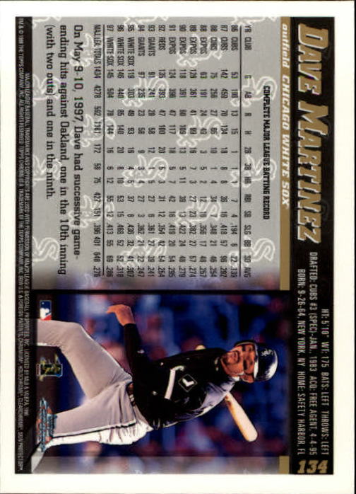 A3747- 1998 Topps Chrome BB Card #s 1-504 +Rookies -You Pick- 15+ FREE US SHIP - Picture 113 of 315