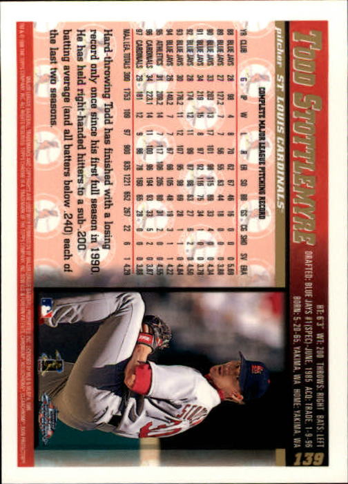 A3747- 1998 Topps Chrome BB Card #s 1-504 +Rookies -You Pick- 15+ FREE US SHIP - Picture 123 of 315