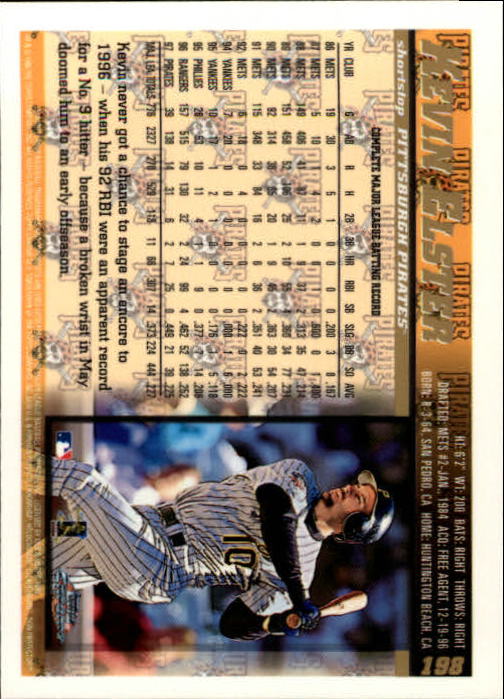 A3747- 1998 Topps Chrome BB Card #s 1-504 +Rookies -You Pick- 15+ FREE US SHIP - Picture 169 of 315