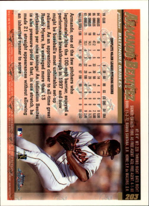 A3747- 1998 Topps Chrome BB Card #s 1-504 +Rookies -You Pick- 15+ FREE US SHIP - Picture 171 of 315