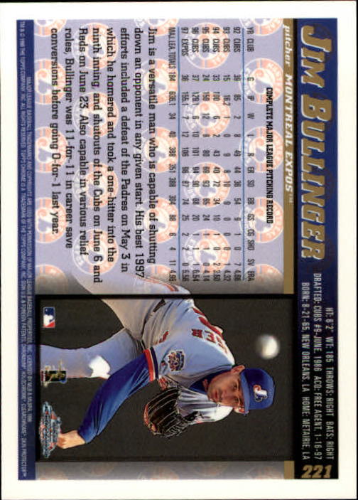 A3747- 1998 Topps Chrome BB Card #s 1-504 +Rookies -You Pick- 15+ FREE US SHIP - Picture 191 of 315