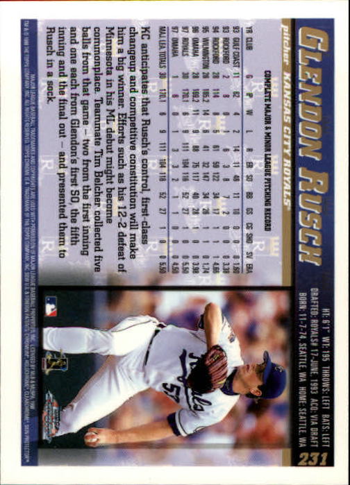 A3747- 1998 Topps Chrome BB Card #s 1-504 +Rookies -You Pick- 15+ FREE US SHIP - Picture 201 of 315