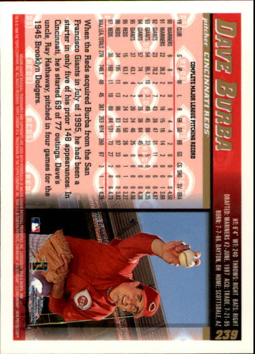 A3747- 1998 Topps Chrome BB Card #s 1-504 +Rookies -You Pick- 15+ FREE US SHIP - Picture 213 of 315