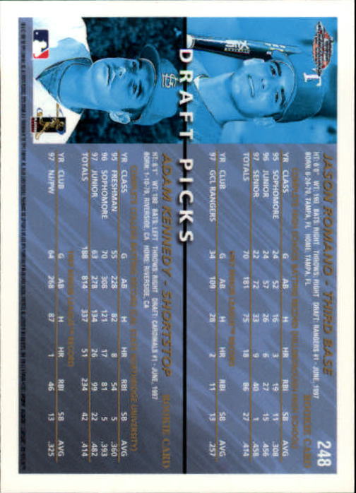 A3747- 1998 Topps Chrome BB Card #s 1-504 +Rookies -You Pick- 15+ FREE US SHIP - Picture 221 of 315