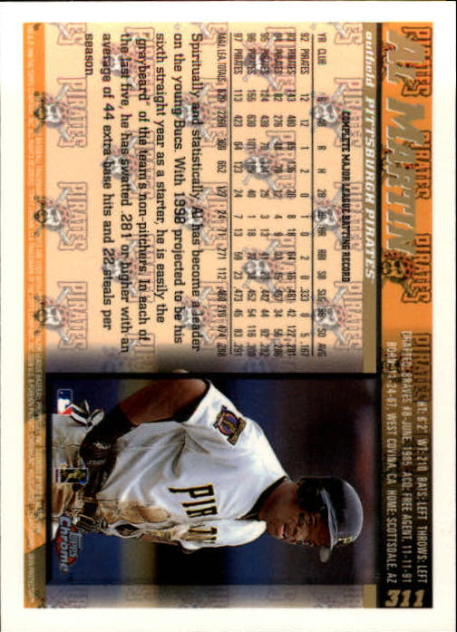 A3747- 1998 Topps Chrome BB Card #s 1-504 +Rookies -You Pick- 15+ FREE US SHIP - Picture 247 of 315