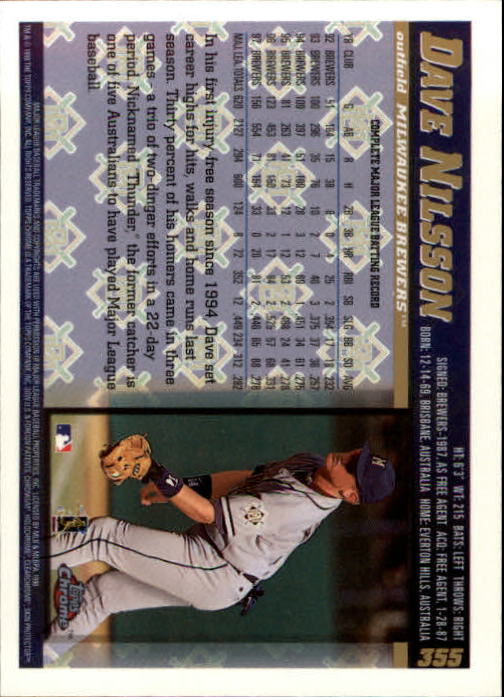 A3747- 1998 Topps Chrome BB Card #s 1-504 +Rookies -You Pick- 15+ FREE US SHIP - Picture 257 of 315