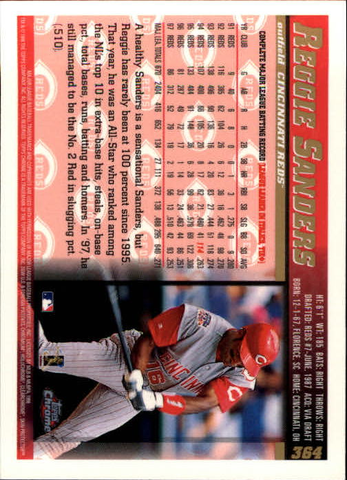 A3747- 1998 Topps Chrome BB Card #s 1-504 +Rookies -You Pick- 15+ FREE US SHIP - Picture 261 of 315